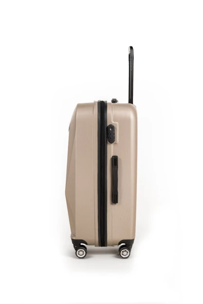 Polo&Sky Elmas Model Gold Renk Büyük Boy Valiz Bavul - 3