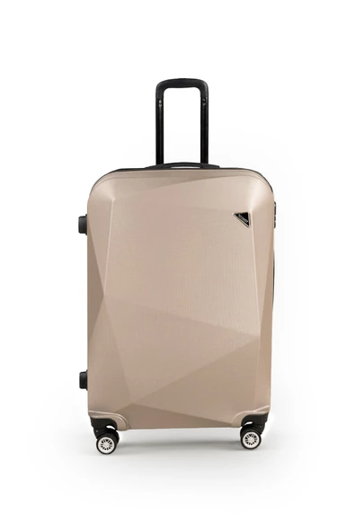 Polo&Sky Elmas Model Gold Renk Büyük Boy Valiz Bavul - 2