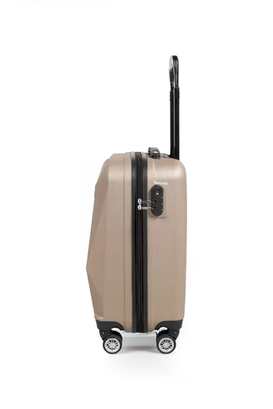 Polo&Sky Elmas Model Gold Renk Kabin Boy Valiz Bavul - 2