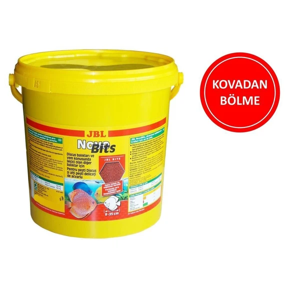 JBL Novo Bits Discus ve Çiklet Balık Yemi ( KOVADAN BÖLME ) 50 Gr ürün görseli 1