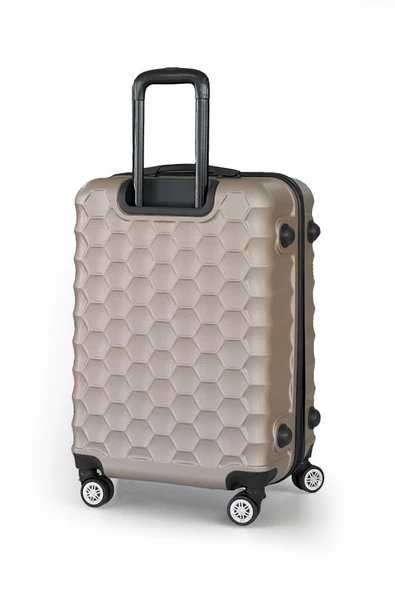 Polo&Sky Petek Model Gold Renk Orta Boy Valiz Bavul - 2