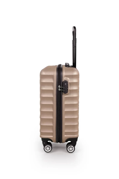 Polo&Sky Petek Model Gold Renk Kabin Boy Valiz Bavul - 3