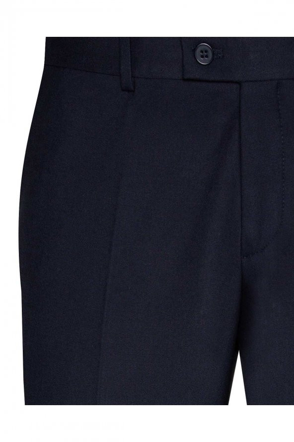 Slim Fit Lacivert Erkek Pantolon - 2