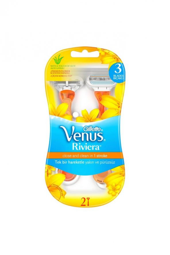 Gillette Venus Riviera 2li Kullan At Kadın Tıraş Bıçağı - 2