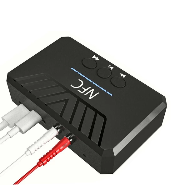 NFC H2 Bluetooth 5.0 Alıcı 3.5mm AUX HiFi Stereo Ses Adaptörü