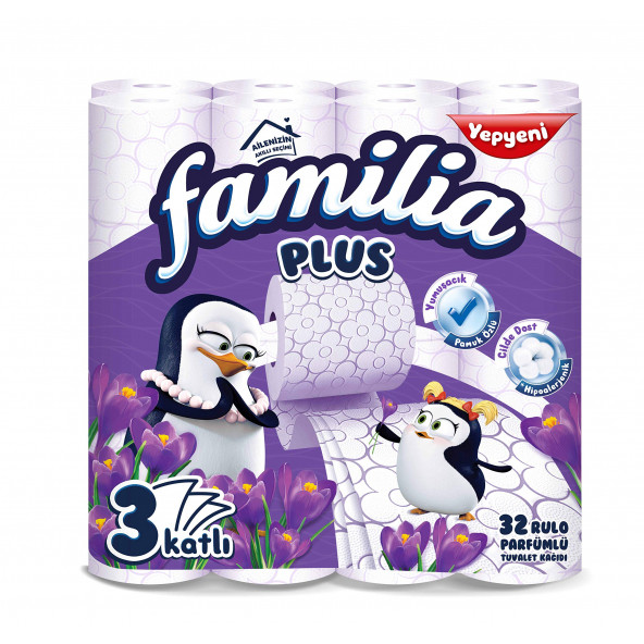 Familia Sihirli Çiçek Parfümlü 32 Rulo Tuvalet Kağıdı