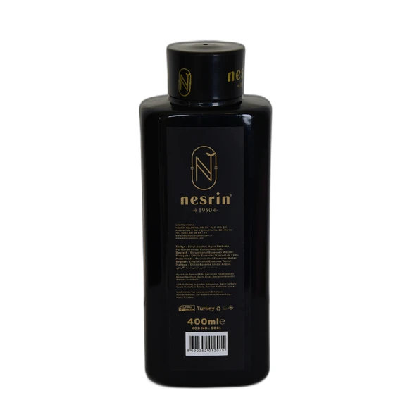 Nesrin İncir Kolonyası 80 Derece Özel Seri Kutulu Pet Şişe 400 ML - Eau De Cologne - Resim 4