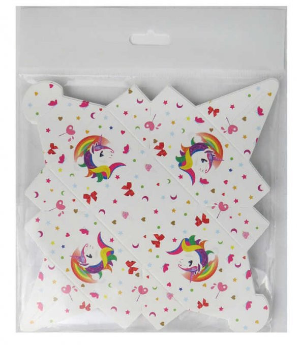 LOKUMLUK KARTON UNICORN 25 ADET - 2