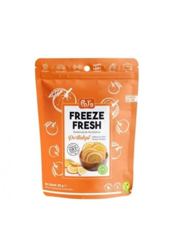 Pols Freeze Fresh Dried Portakal
