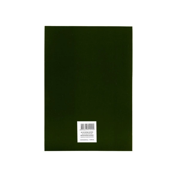 Meteksan A5 Karton Kapaklı Klasik Bloknot 50 Yaprak Çizgisiz Yeşil - 2