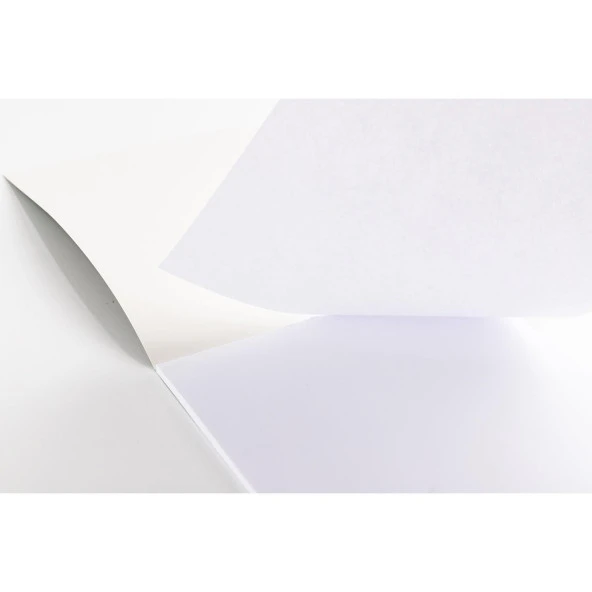 Meteksan A5 Karton Kapaklı Klasik Bloknot 50 Yaprak Çizgisiz Yeşil - 3