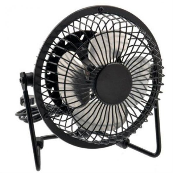 Soğutucu Serinletici Pervaneli Masaüstü Küçük Ayaklı Vantilatör Klima Usb Fan Metal Fan - 4