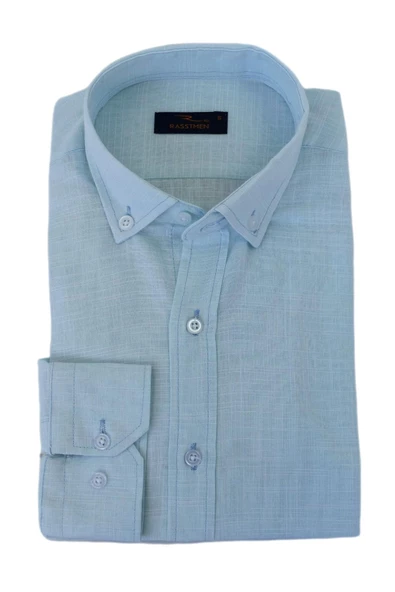 Erkek Silim Fit Uzun Kol Gömlek BGL-ST02523 - 3