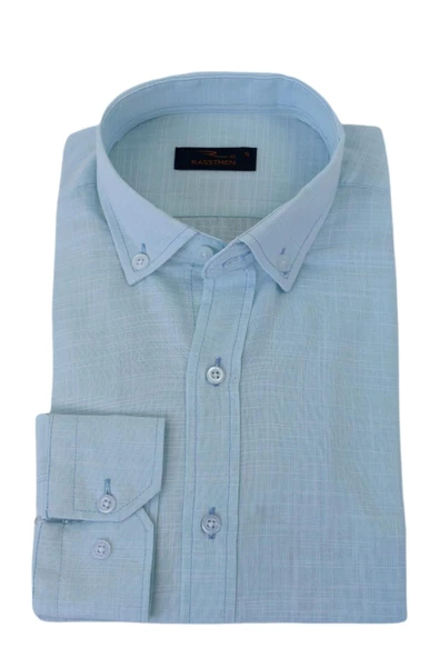 Erkek Silim Fit Uzun Kol Gömlek BGL-ST02523 - 12