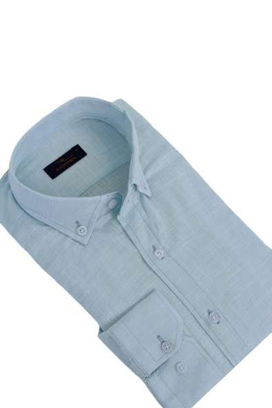 Erkek Silim Fit Uzun Kol Gömlek BGL-ST02523 - 7