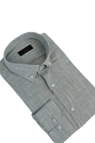 Erkek Silim Fit Uzun Kol Gömlek BGL-ST02523 - 6