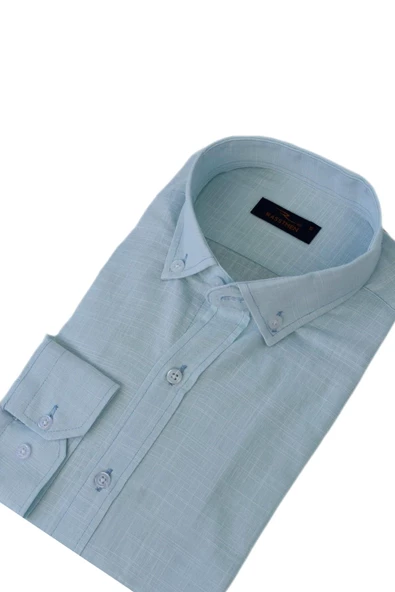 Erkek Silim Fit Uzun Kol Gömlek BGL-ST02523 - 9