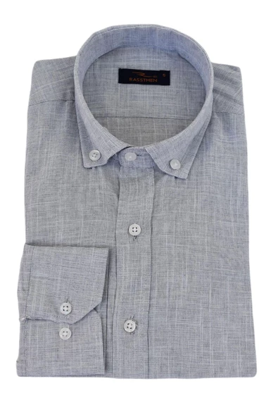 Erkek Silim Fit Uzun Kol Gömlek BGL-ST02523 - 2