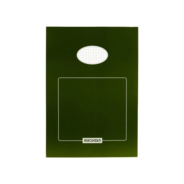 Meteksan Bloknot Karton Kapak Kareli 50 Yaprak A5 Kareli Bloknot