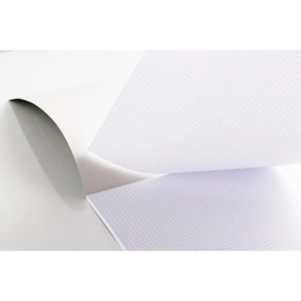 Meteksan Bloknot Karton Kapak Kareli 50 Yaprak A5 Kareli Bloknot - 3