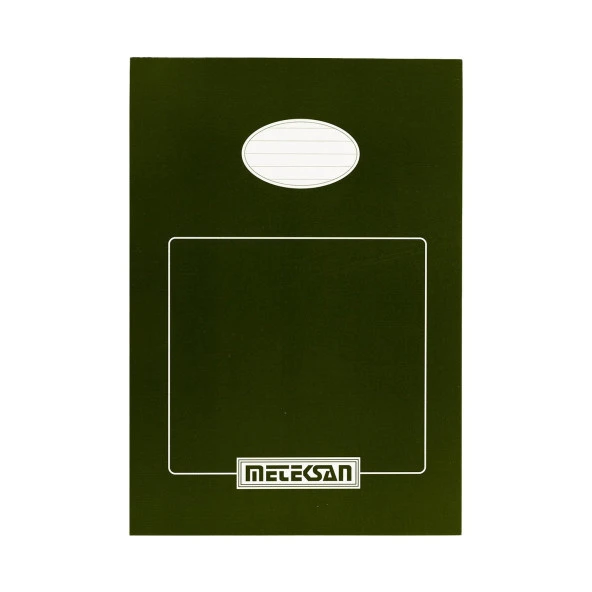 Meteksan Bloknot Karton Kapak Çizgili 50 Yaprak A4 Çizgili Bloknot