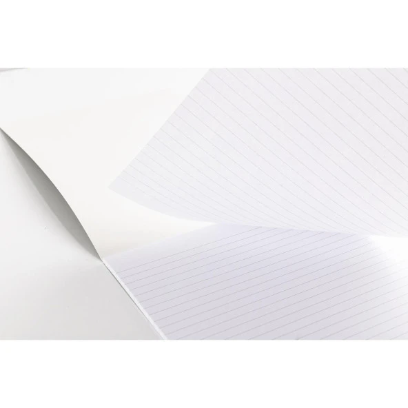 Meteksan Bloknot Karton Kapak Çizgili 50 Yaprak A4 Çizgili Bloknot - 3