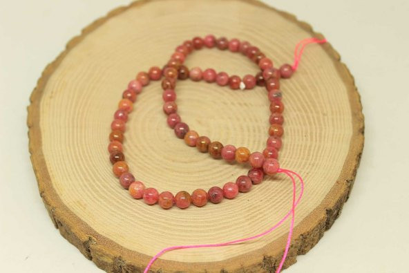 Rodokrozit Taşı Dizi 6mm (27820) ürün görseli