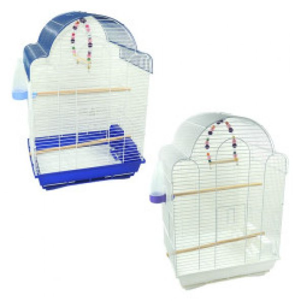 Kardelen Papağan Kafesi Beyaz Renkli Kafes Büyük Kafes 32/42/64 ürün görseli