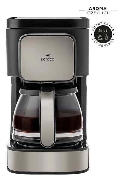 Just Coffe Aroma 2 In 1 Filtre Kahve Ve Çay Demleme Makinesi Bej