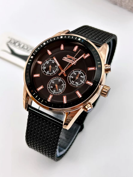 Slazenger SL.09.1958.2.05 Hasır Kordon Erkek Kol Saati - Resim 2