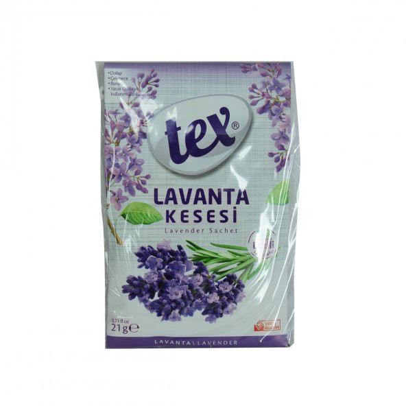 Tex Dolap Çekmece Banyo Oda Kokusu Lavanta Kesesi Askılı 21 Gr 1 Paket - 2