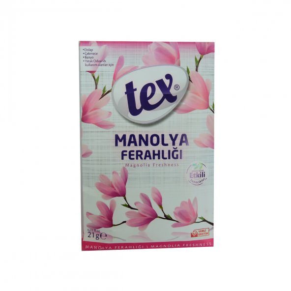 Dolap Çekmece Banyo Oda Kokusu Manolya Ferahlığı Askılı 21 Gr 1 Paket - 4