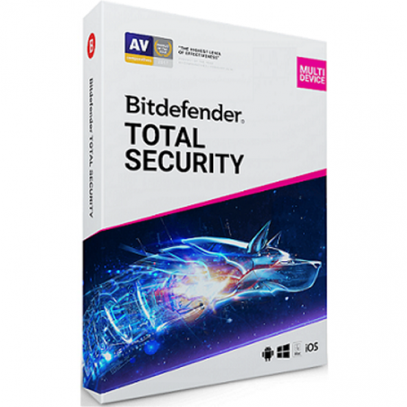 Bitdefender Total Security 2023 10 Kullanıcı 1 Yıl Online Teslim