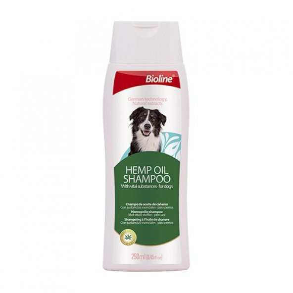 Bioline Kenevir Yağlı Köpek Şampuanı 250 Ml SKT:01/24