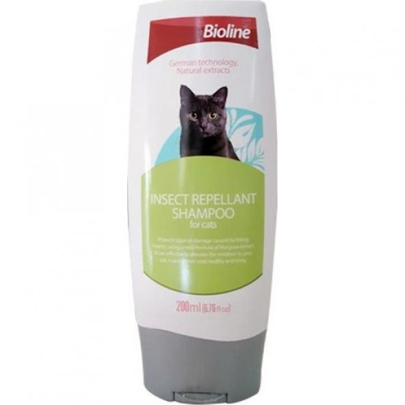 Bioline Kedi Arındırıcı Şampuan 200 Ml SKT:07/2024