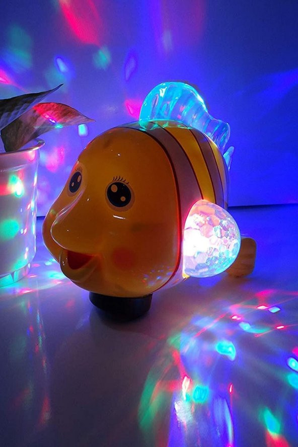 Clownfish Robot Balık Oyuncak Müzik Ve Işıkları Ile Eğitim Hareketli Eylem Oyuncaklar