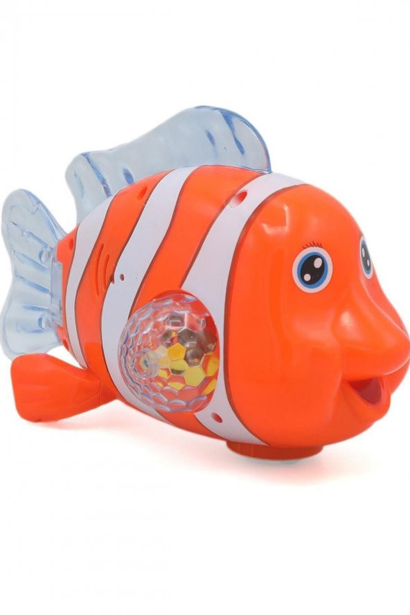 Clownfish Robot Balık Oyuncak Müzik Ve Işıkları Ile Eğitim Hareketli Eylem Oyuncaklar - 3