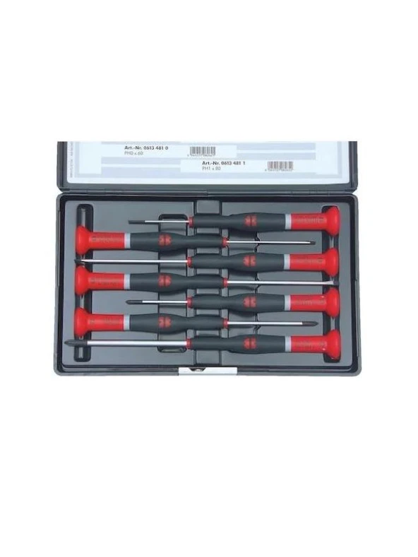 Würth Düz-Yıldız Tornavida Set Elektronikçi 7p