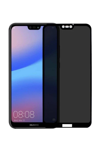 Huawei P20 Lite Hayalet Kırılmaz cam Privacy