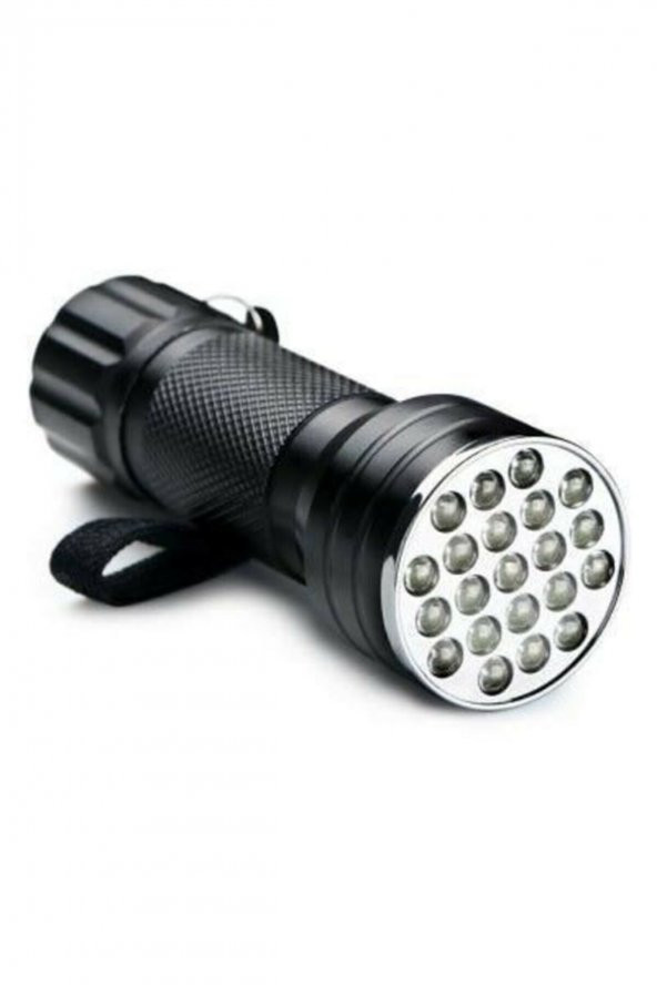 gaman Uv Fener 21 LED Kehribar, Oltu Taşı Kontrolü-Ultraviyole Mor Renk Fener PM-6351