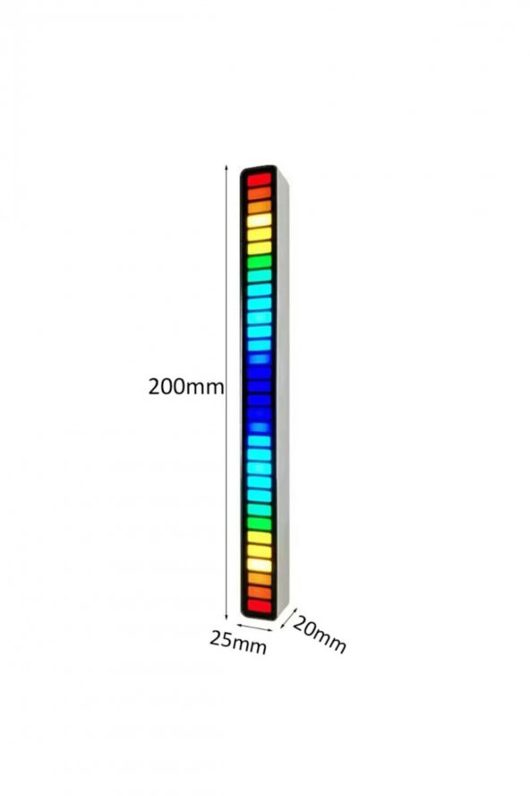gaman RGB Çubuk Sese Duyarlı Ekolayzer (Şarjlı-Taşınabilir) - 3