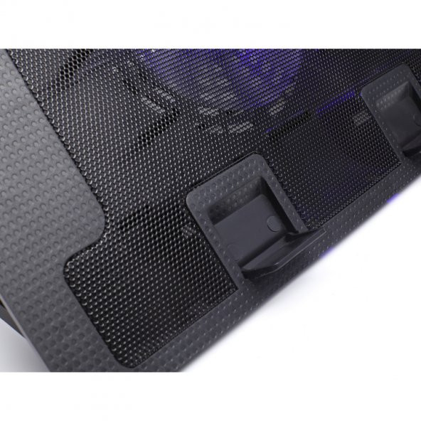 gaman COOLING PAD Yeni Nesil 17 - 9 Gaming Standlı Yükseklik Ayarlı Notebook Laptop Soğutucu IŞIKLI - 5