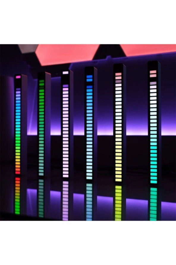 Rgb Çubuk Sese Duyarlı Ekolayzer (şarjlı-taşınabilir) Sese Duyarlı Ekolayzer - 5