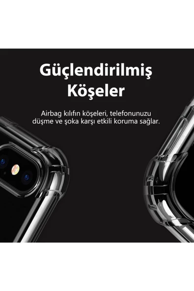Samsung Galaxy S9 Şeffaf Tank Silikon Kapak - 3