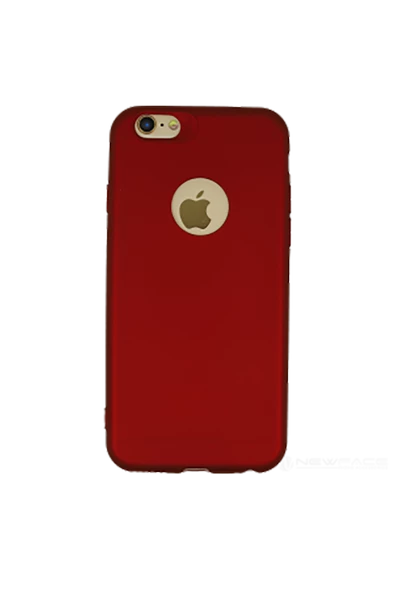 Apple iPhone 8 Premium Silikon Kılıf Bordo