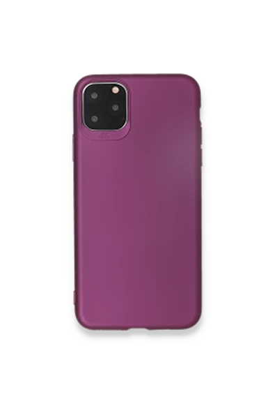 Apple iPhone  11 Pro (5.8'') Premium Silikon Kılıf Mor - 1