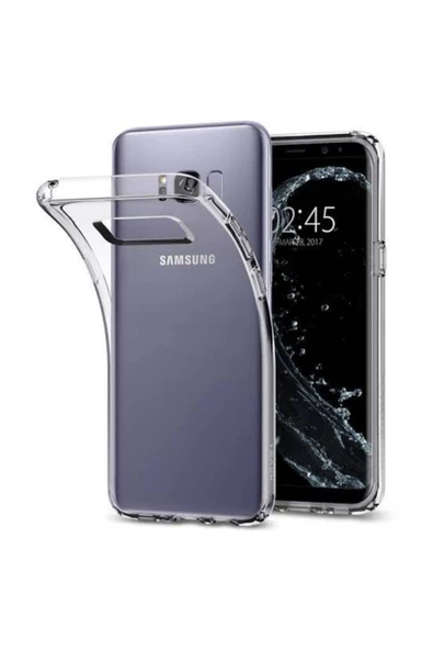 Samsung Galaxy S8 Plus Premium Silikon Kılıf Şeffaf