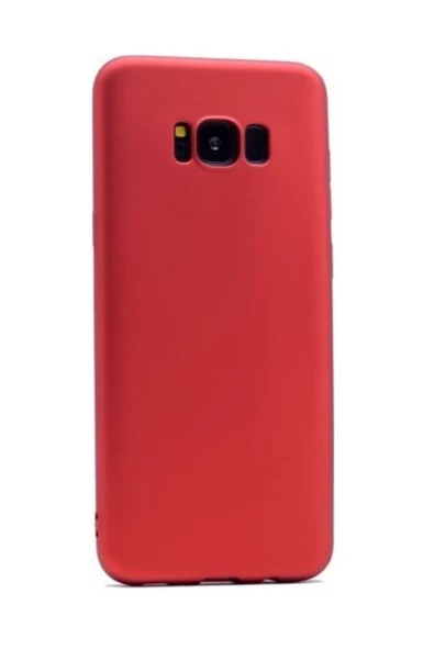 Samsung Galaxy S8 Plus Premium Silikon Kılıf Bordo