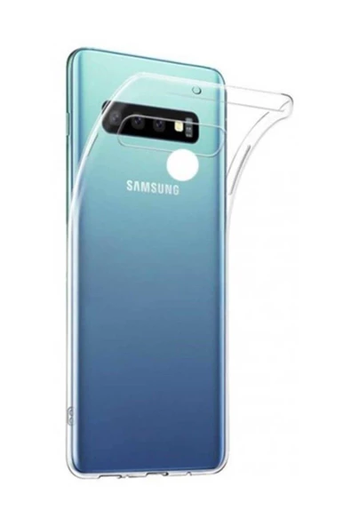 Samsung Galaxy S10 Premium Silikon Kılıf Şeffaf