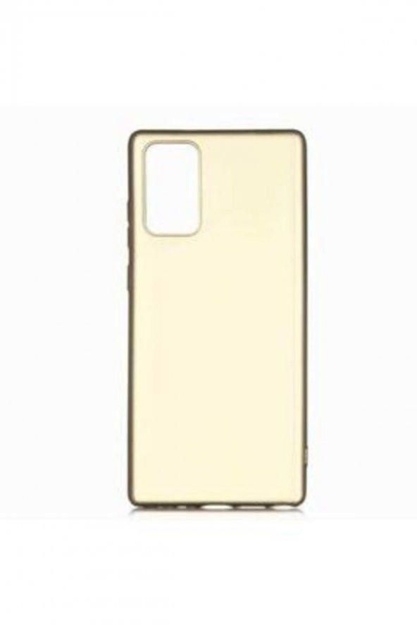 Samsung Galaxy Note 20  Premium Silikon Kılıf Gold